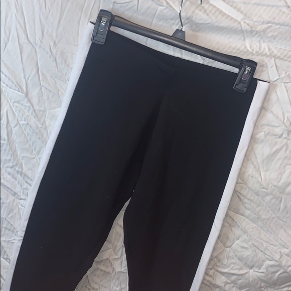 H&M Black Leggings w/ Stripe - Picture 1 of 5
